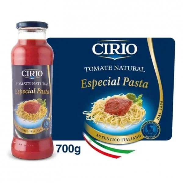 Tomate natural especial pasta Cirio 700 g. - 0.7 kg - Imagen del producto en Findit