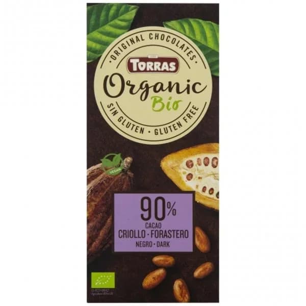 Chocolate Bio Organic 100% criollo forastero 100 g - 0.1 kg - Imagen del producto en Findit