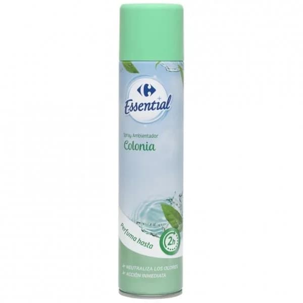 Ambientador spray colonia Essential Carrefour 300 ml. - 0.3 l - Imagen del producto en Findit