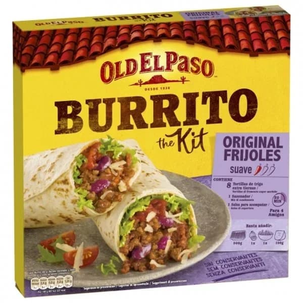 Burrito original frijoles Kit Old El Paso 510 g. - 1 ud - Imagen del producto en Findit