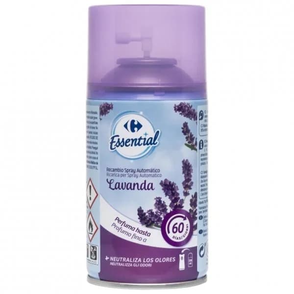 Ambientador automático lavanda recambio Essential Carrefour 1 ud. - 0.25 l - Imagen del producto en Findit