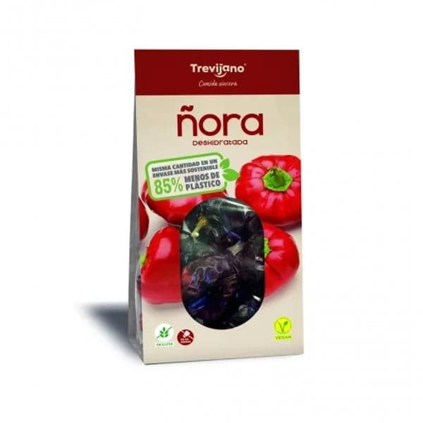 Ñora entera deshidratada Trevijano bandeja 60 g - 0.06 kg - Imagen del producto en Findit