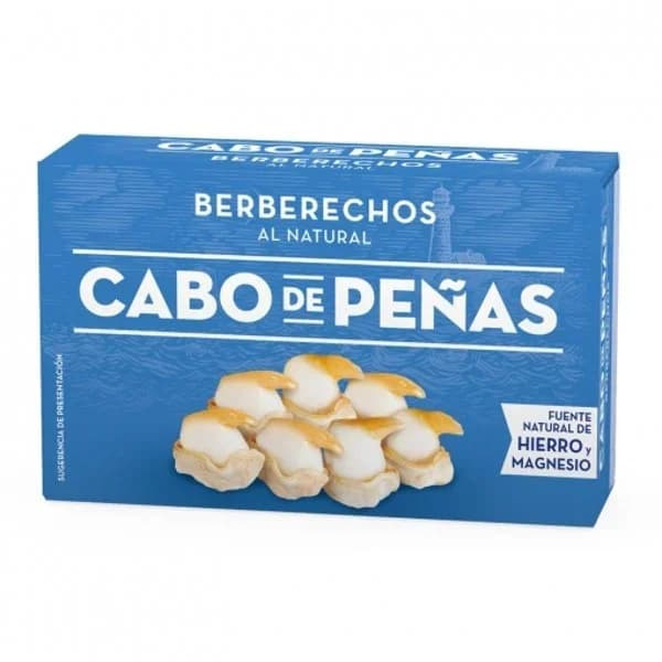 Berberechos al natural Cabo de Peñas 63 g. - 0.09 kg - Imagen del producto en Findit