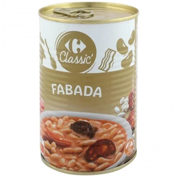 Fabada asturiana Carrefour sin gluten 440 g. - 0.44 kg - Imagen del producto en Findit