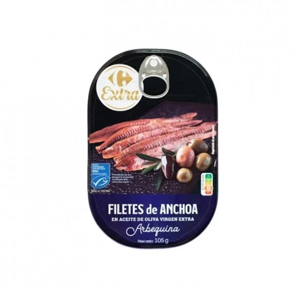 Anchoa del Cantábrico Extra Carrefour 55 g. - 0.06 kg - Imagen del producto en Findit