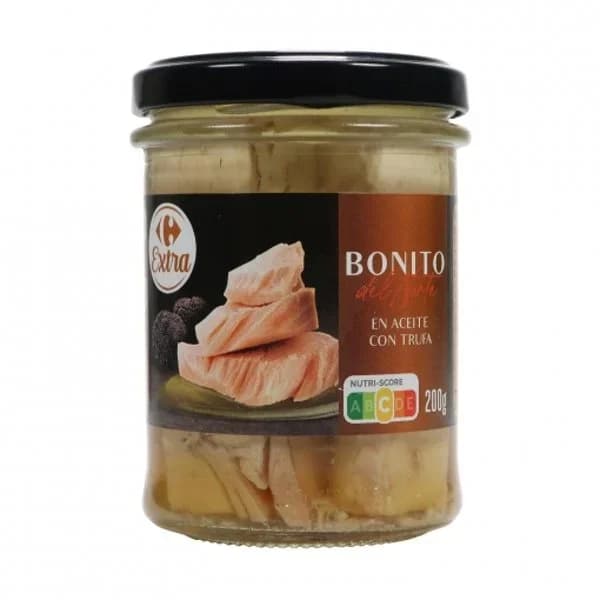 Bonito del norte en aceite de oliva con trufa Extra Carrefour 130 g. - 0.13 kg - Imagen del producto en Findit
