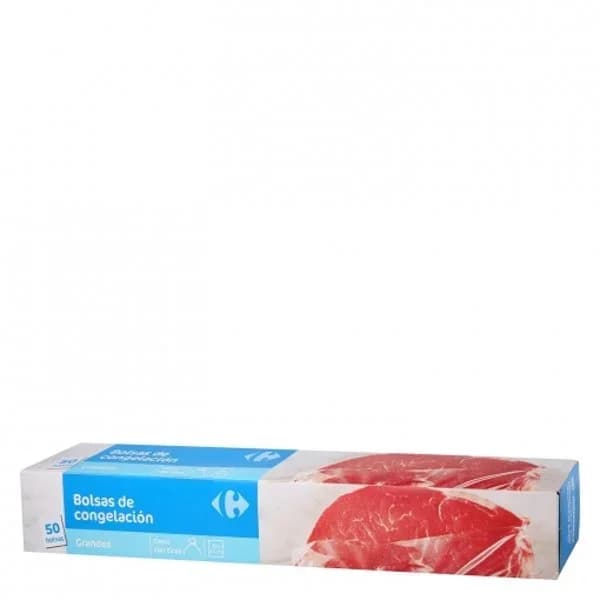 Bolsas de congelación grandes Carrefour 50 ud. - 49.75 ud - Imagen del producto en Findit