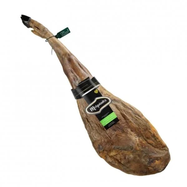 Jamón de Cebo Campo Ibérico 50% Raza Ibérica cortado a cuchillo Melquiades 100 g - 1 ud - Imagen del producto en Findit