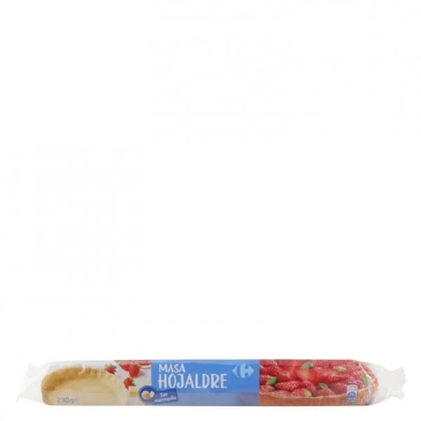 Masa de hojaldre con mantequilla Carrefour 230 g. - 0.23 kg - Imagen del producto en Findit