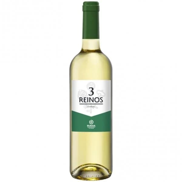 Vino blanco verdejo 3 Reinos D.O. Rueda 75 cl. - 1 ud - Imagen del producto en Findit