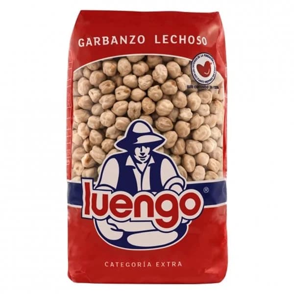 Garbanzo lechoso categoría extra Luengo 1 kg. - 1 ud - Imagen del producto en Findit
