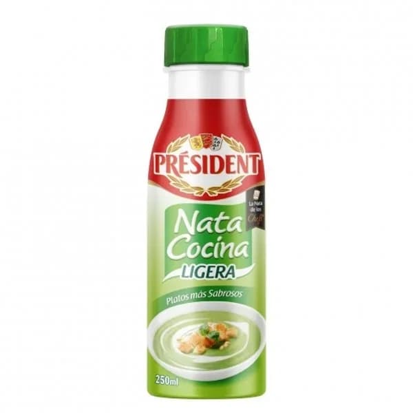Nata para cocinar ligera Président 250 ml. - 0.25 l - Imagen del producto en Findit