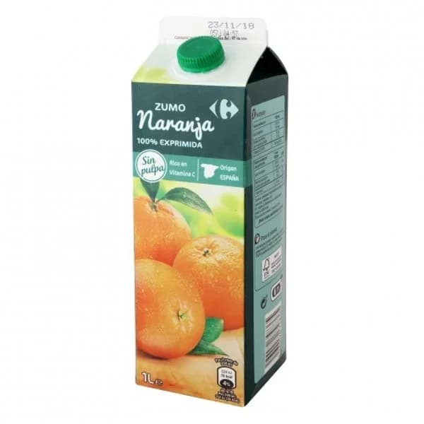 Zumo de naranja Carrefour brik 1 l. - 1 l - Imagen del producto en Findit