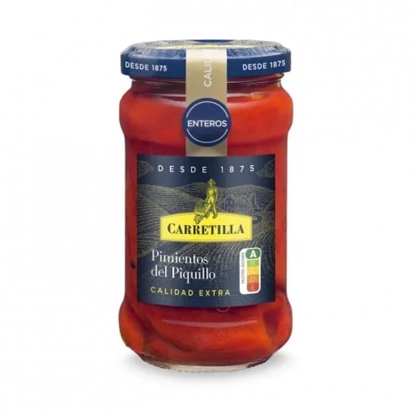 Pimientos de piquillo natural Carretilla 225 g. - 0.23 kg - Imagen del producto en Findit