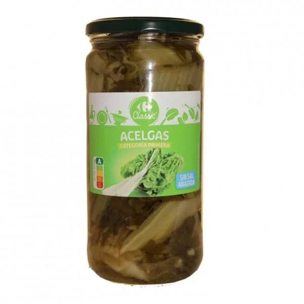 Acelgas Classic Carrefour sin sal añadida 425 g. - 0.42 kg - Imagen del producto en Findit