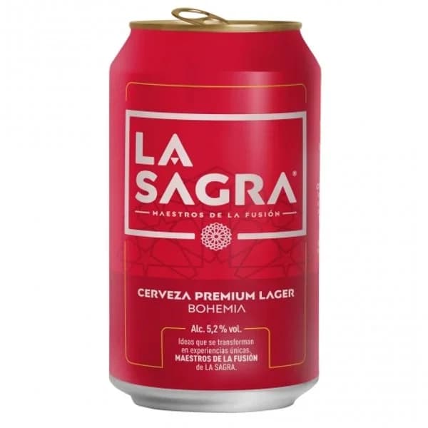 Cerveza original lager La Sagra lata 33 cl - 0.33 l - Imagen del producto en Findit