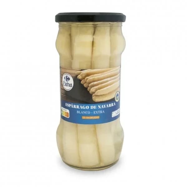 Espárragos blancos de Navarra grueso Extra Carrefour 325 g. - 0.33 kg - Imagen del producto en Findit