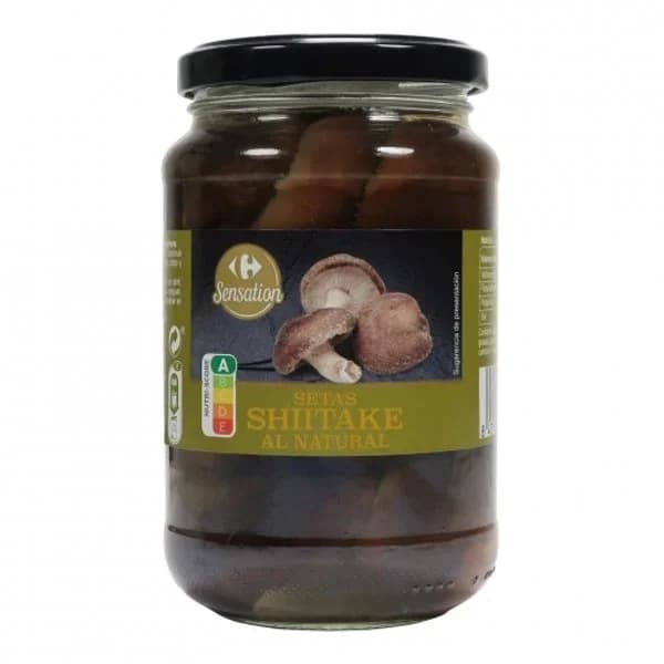 Setas shiitake al natural Sensation Carrefour 180 g. - 0.18 kg - Imagen del producto en Findit