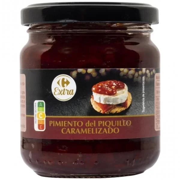 Pimiento del piquillo caramelizado Extra Carrefour 240 g. - 0.23 kg - Imagen del producto en Findit