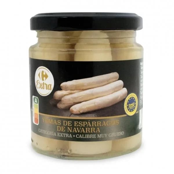 Yema de espárragos de Navarra muy gruesos Extra Carrefour 135 g. - 1 ud - Imagen del producto en Findit