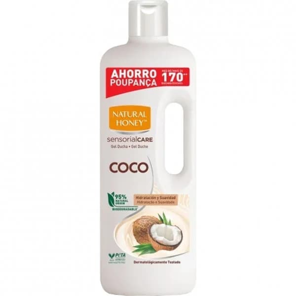Gel de ducha coco Sensorial Care Natural Honey 1350 ml. - 1.35 l - Imagen del producto en Findit