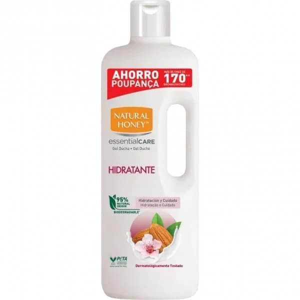 Gel de ducha hidratante Essential Care Natural Honey 1350 ml. - 1.35 l - Imagen del producto en Findit