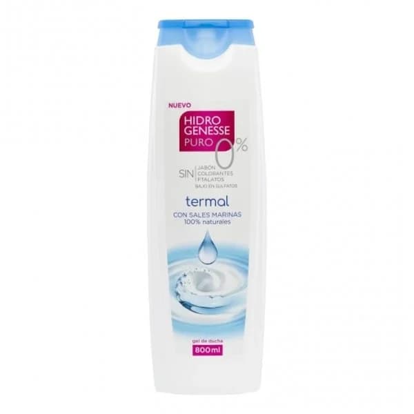 Gel de ducha Puro 0% Termal Hidrogenesse 800 ml. - 0.79 l - Imagen del producto en Findit