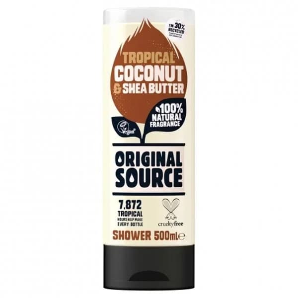 Gel de ducha coco y karité Original Source 500 ml. - 0.76 l - Imagen del producto en Findit