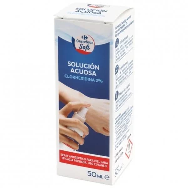 Clorhexidina 2% Carrefour Soft 50 ml. - 0.05 l - Imagen del producto en Findit