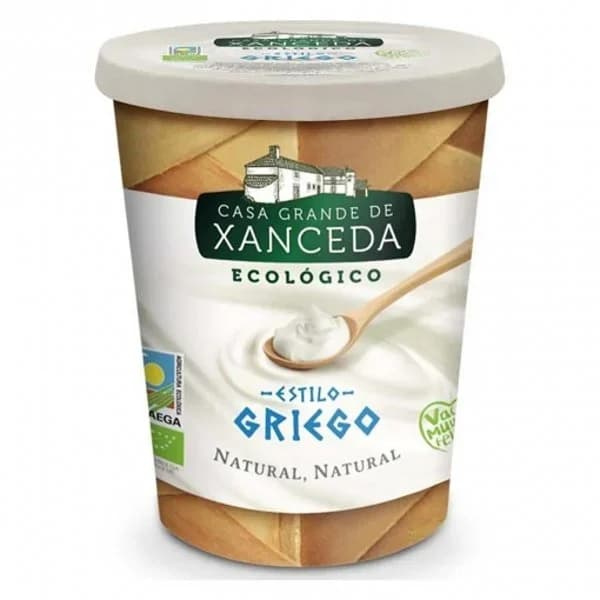 Yogur estilo griego natural ecológico Casa Grande Xanceda sin gluten 400 g. - 0.4 kg - Imagen del producto en Findit