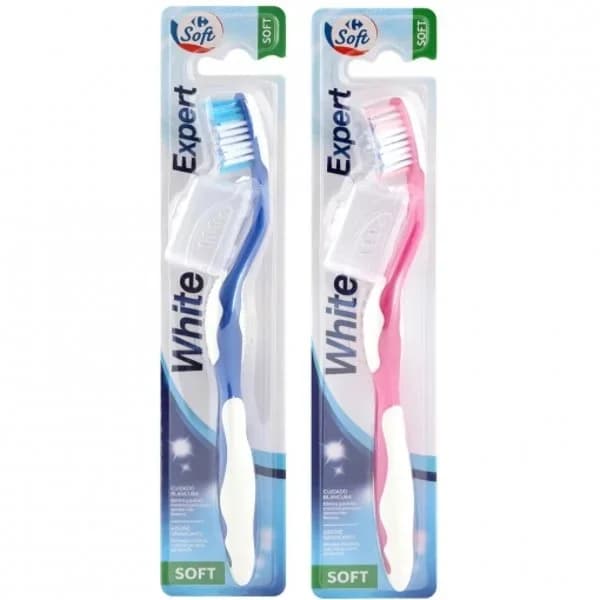 Cepillo de dientes suave blanqueador Carrefour Soft 1 ud. - 1 ud - Imagen del producto en Findit