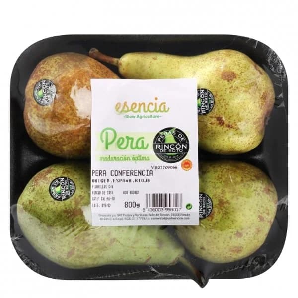 Pera conferencia D.O. Rincón de Soto 4 Uds - 0.9 kg - Imagen del producto en Findit