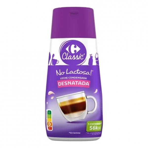 Leche condensada Classic Carrefour sin lactosa 450 g. - 0.45 kg - Imagen del producto en Findit