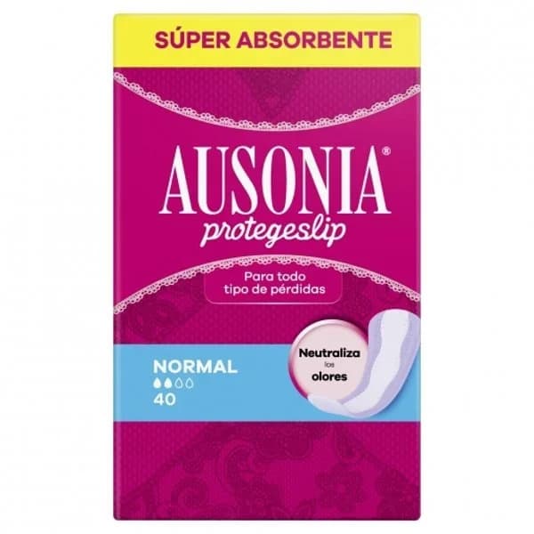 Protegeslip normal AUSONIA, caja 40 uds - 1 ud - Imagen del producto en Findit