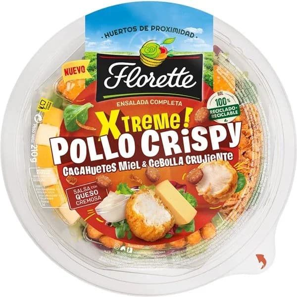 Ensalada Completa Xtreme Pollo - 0.21 kg - Imagen del producto en Findit