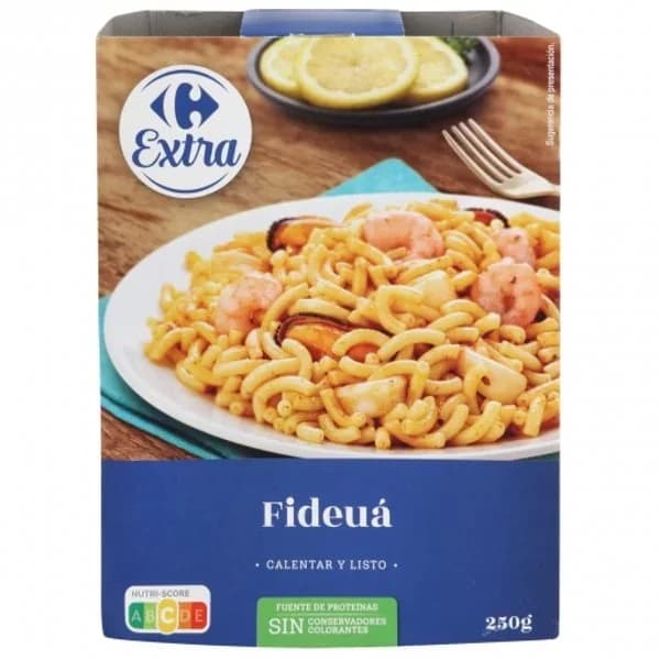Fideuá Extra Carrefour 250 g. - 0.25 kg - Imagen del producto en Findit
