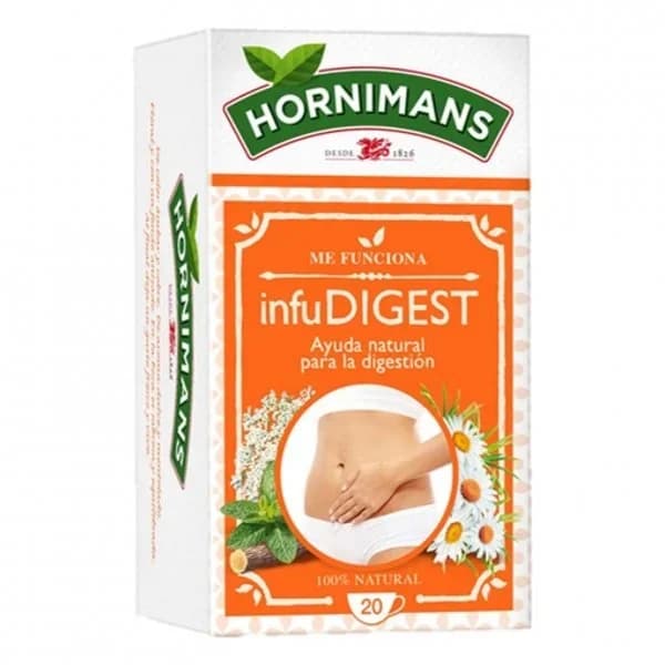 InfuDigest de manzanilla, poleo y anís verde en bolsitas Hornimans 20 ud. - 20 ud - Imagen del producto en Findit