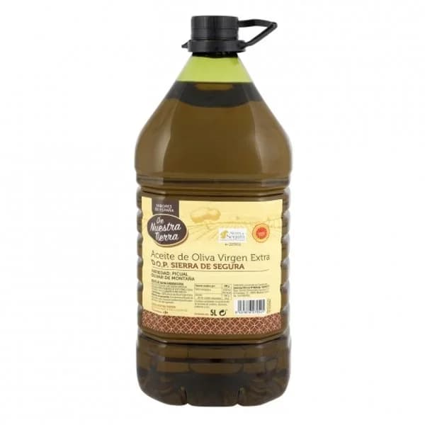 Aceite de oliva virgen extra De Nuestra Tierra garrafa 5 l. - 5 l - Imagen del producto en Findit