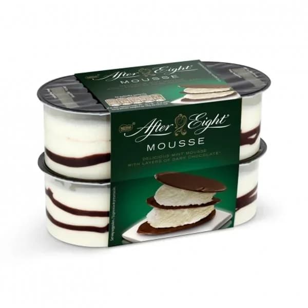 Mousse de chocolate negro crujiente Nestlé After Eight pack de 4 unidades de 57 g. - 0.23 kg - Imagen del producto en Findit
