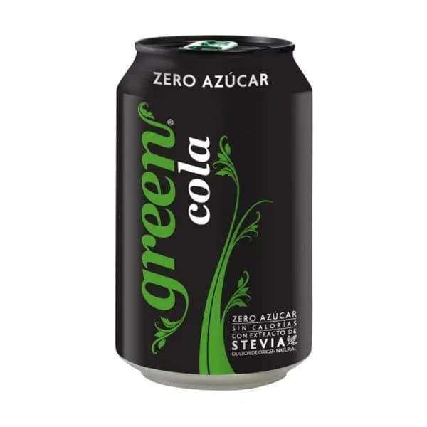 Refresco de cola zero azúcar Green cola lata 33 cl - 0.33 l - Imagen del producto en Findit
