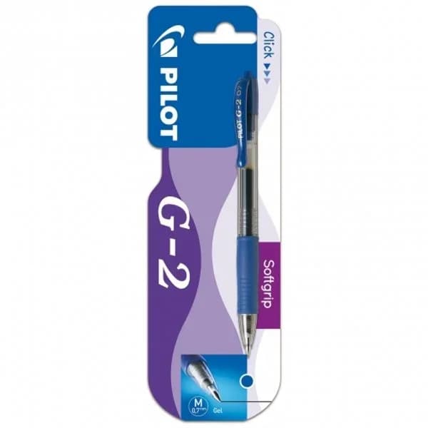 Bolígrafo Gel Retractil G-2 Azul - 1 ud - Imagen del producto en Findit