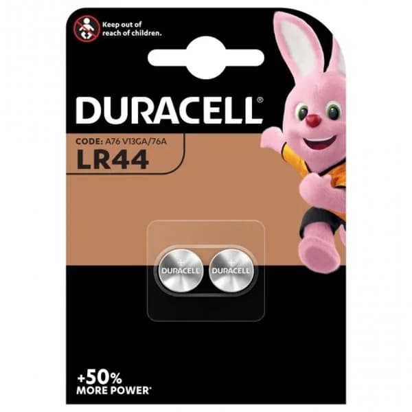 Pilas Alcalinas de botón LR44 Duracell Especiales, paquete de 2 - 2.01 ud - Imagen del producto en Findit