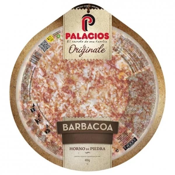 Pizza barbacoa La Originale Palacios 400 g. - 0.4 kg - Imagen del producto en Findit