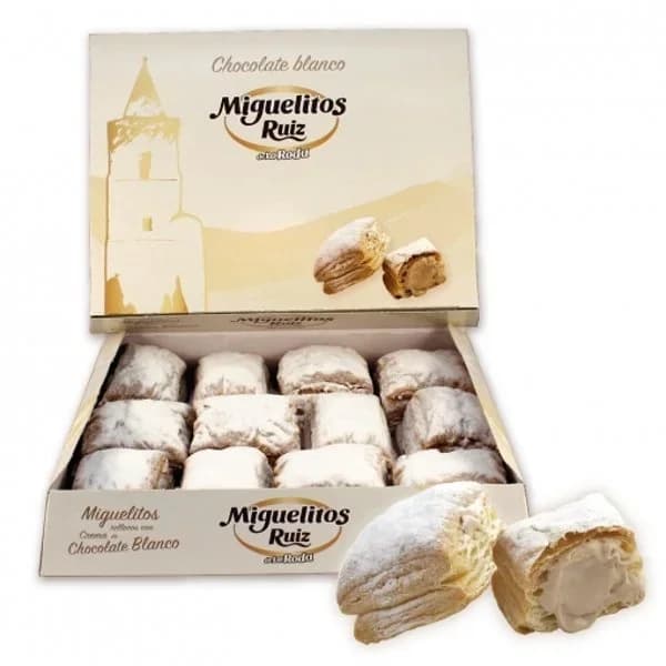Miguelitos de Chocolate Blanco Ruiz 500 g - 0.5 kg - Imagen del producto en Findit