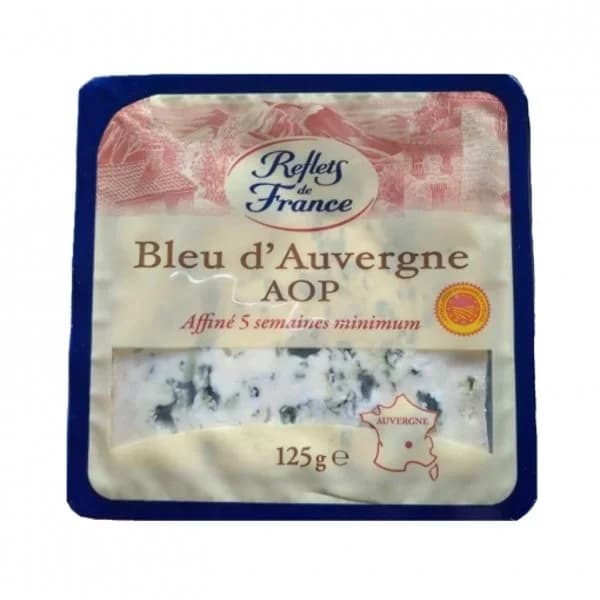 Queso azul D´auvergne AOP Reflets de France 125 g - 0.12 kg - Imagen del producto en Findit