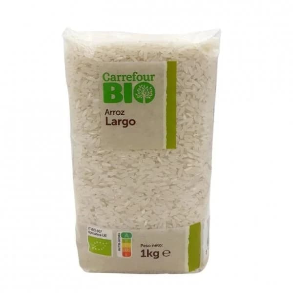 Arroz largo ecológico Carrefour Bio 1 kg - 1 kg - Imagen del producto en Findit