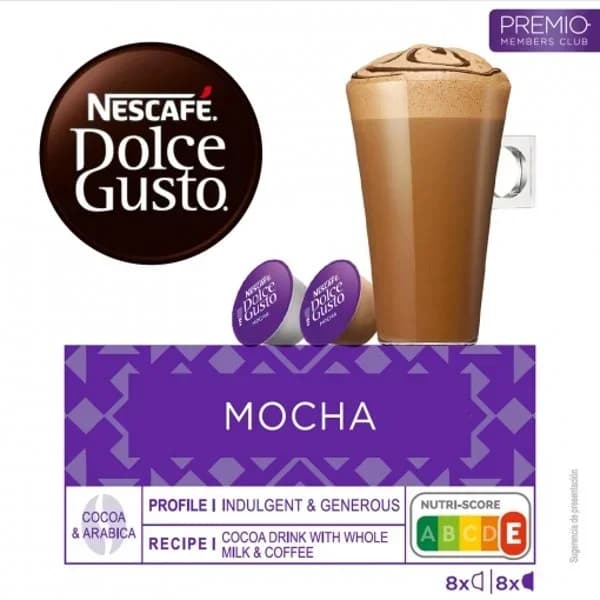Café Mocha en Cápsulas Nescafé Dolce Gusto 16 ud. - 0.22 kg - Imagen del producto en Findit