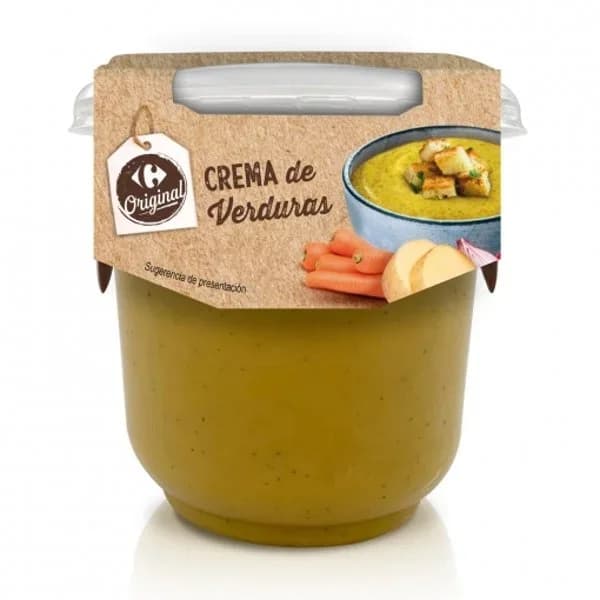 Crema de verduras Carrefour Original 350 ml. - 0.35 l - Imagen del producto en Findit