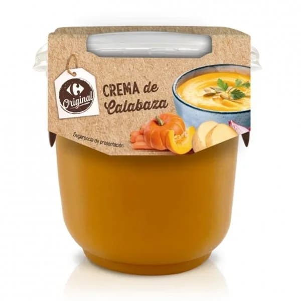 Crema de calabaza Carrefour Original 350 ml. - 0.35 l - Imagen del producto en Findit