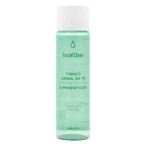 Tónico facial árbol de té y prebióticos Facial Clean Deliplus - 0.25 l - Imagen del producto en Findit